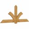 Ekena Millwork Redmond Rough Sawn Timber Gable Bracket, Western Red Cedar, 84"W x 35"H x 2"D x 6"F, 10/12 Pitch GBW084X35X0206RED00RWR - alternate 2
